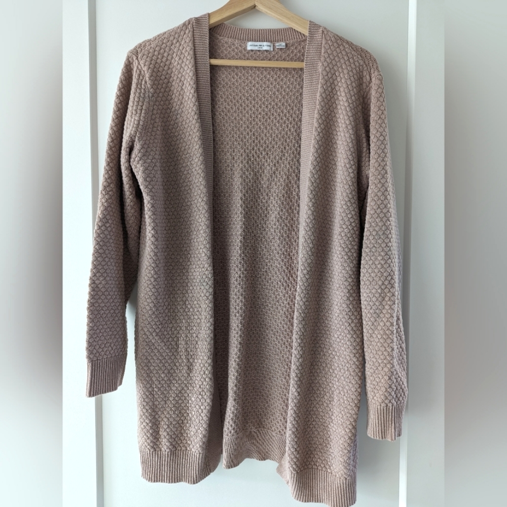 Preloved dusty rose Jacqueline de Yong Knit Cardigan Sweater in Size Large